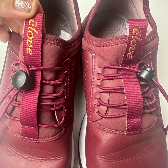 Clove Classic Healthcare Corino Fabric Sneakers Limited Edition Royal Maroon 8.5 - Picture 11 of 16